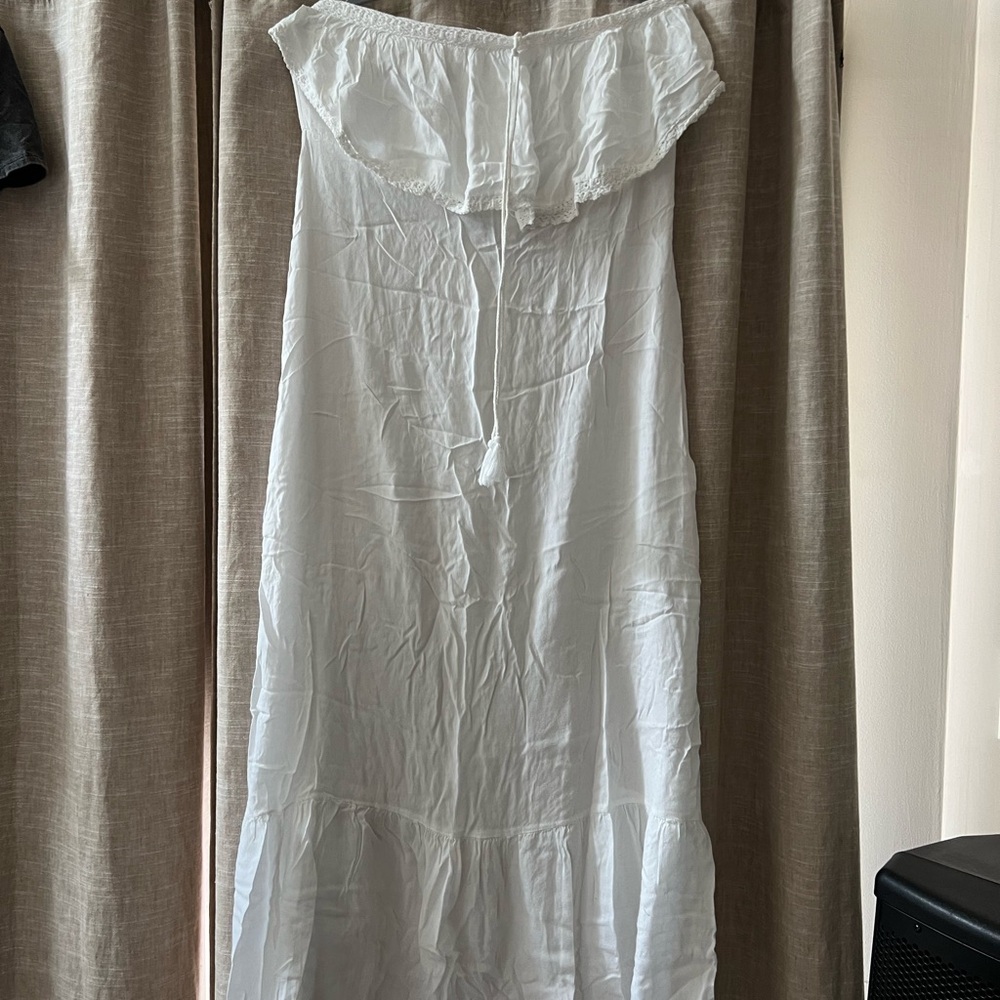 Raviya White Strapless Dress